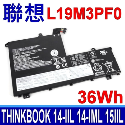 聯想 lenovo l19m3pf0 36wh 電池 thinkbook 14-iil 14-iml 15-iil 15-iml l19c3pf9 l19l3pf8 l19m3pf9 l19m3pf2