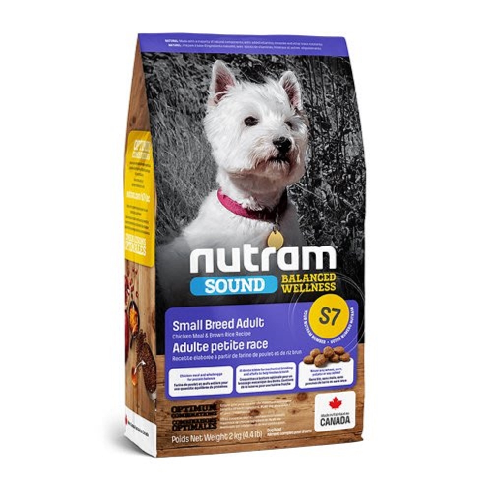 加拿大NUTRAM紐頓S7均衡健康系列-雞肉+胡蘿蔔成犬/小顆粒 5.4kg(12lb)(NU-10294)(購買二件贈送全家禮卷100元x1張)