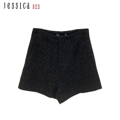 JESSICA RED - 氣質百搭小香風高腰短褲82312C