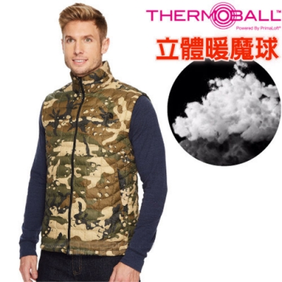 the north face 男 thermoball 極輕量暖魔球防風科技羽絨背心_迷彩 n