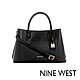 NINE WEST DINAH 編織梯型手把托特包-黑色(130506) product thumbnail 1