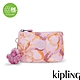 Kipling 粉橘花卉印花三夾層配件包-CREATIVITY S product thumbnail 1