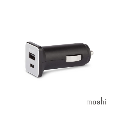 Moshi QuikDuo USB-C 車用充電器 PD+QC 雙快充版