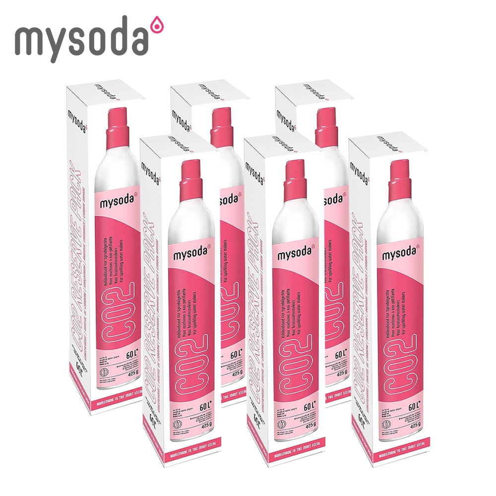 mysoda 425g二氧化碳鋼瓶/6入組 GP500 全新