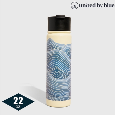 United by Blue 22oz 不鏽鋼保溫瓶 707-279｜609-海浪-米 (650ml)