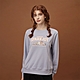 GIORDANO 女裝動物印花大學TEE 森林動物系列 - 01 冰紫藍 product thumbnail 1