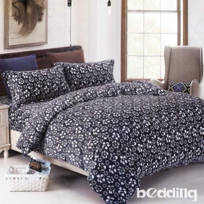 BEDDING-頂級法蘭絨特大雙人8x7被套-花間蜜語