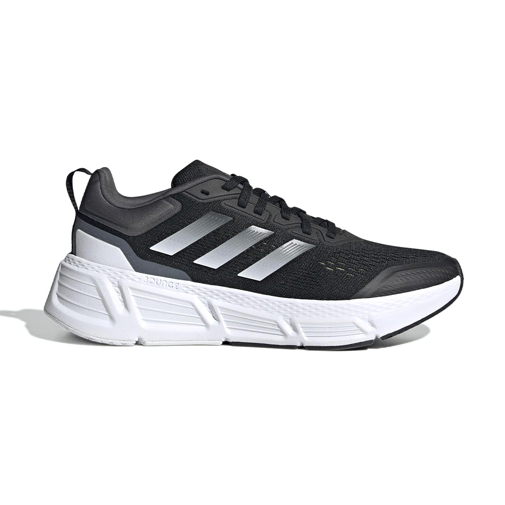 Adidas QUESTAR 男鞋 黑白色 避震 網布 透氣 慢跑鞋 GZ0621