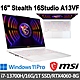 (SSD促銷組)msi微星 Stealth 16Studio A13VF-047TW 16吋 電競筆電 (i7-13700H/16G/1T SSD/RTX4060-8G/Win11Pro) product thumbnail 1