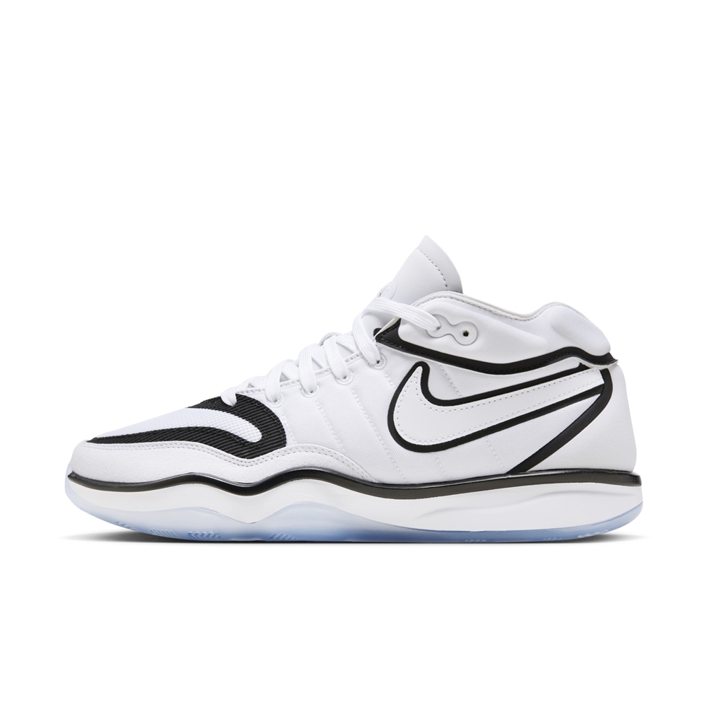 NIKE AIR ZOOM G.T. HUSTLE 2 EP 男運動籃球鞋-白黑-DJ9404102 | 籃球