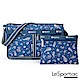 LeSportsac - Standard雙口袋斜背包-附化妝包(慶典藍) product thumbnail 1