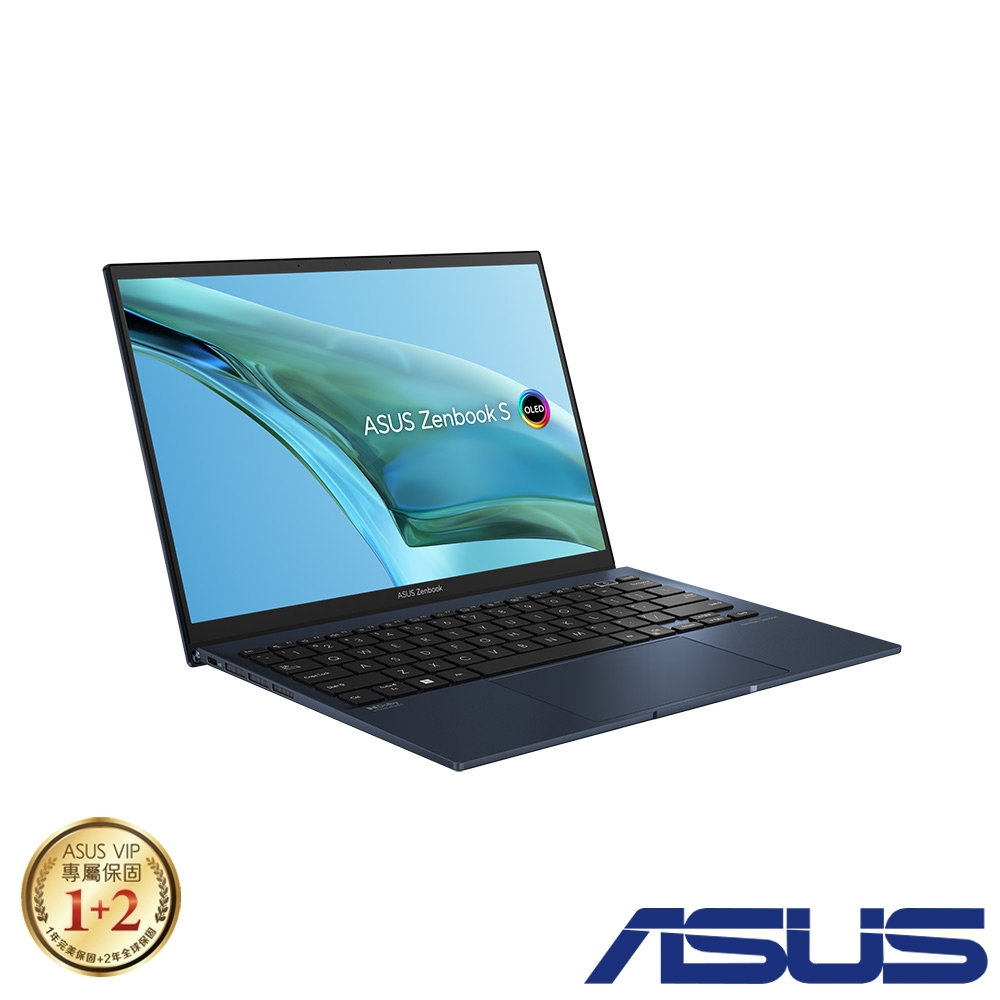 (含微軟365組合) ASUS UM5302TA 13.3吋觸控筆電 (R7-6800U/16G/1TB SSD/Zenbook S 13 OLED/紳士藍)