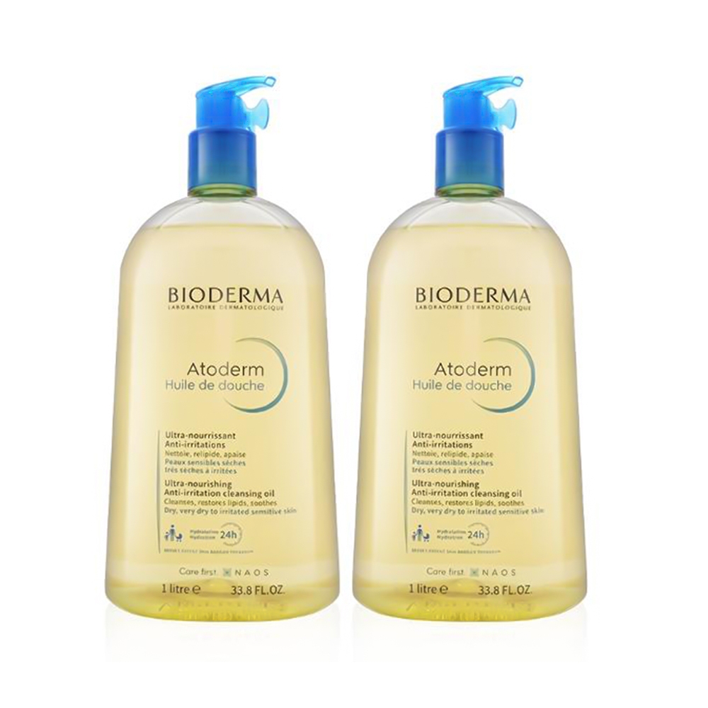 BIODERMA 舒益輕沐浴油 1000ml 兩入組