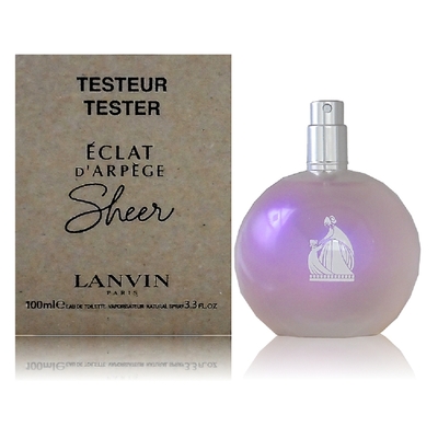 Lanvin Eclat d Arpege Sheer 光韻冰曦女性淡香水 100ml Tester 包裝 (原廠公司貨) 期限2025/08