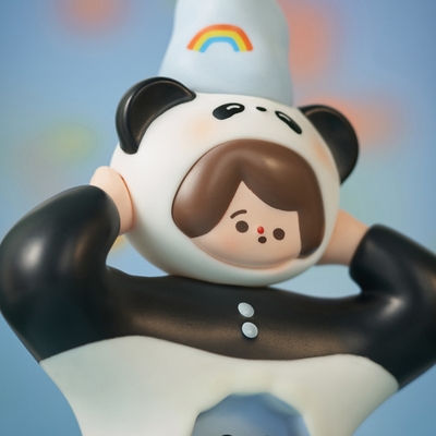 【幸會潮玩】浪裡捂耳朵捂捂系列限量公仔(晴天熊貓) 手辦 玩具 禮物 療癒小物