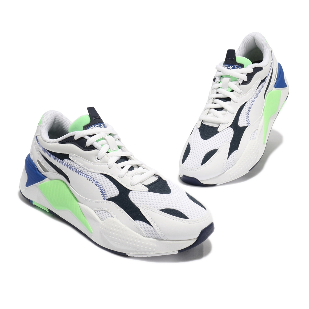 Puma 休閒鞋RS-X3 Millenium 男鞋海外限定復古厚底微增高穿搭推薦白藍