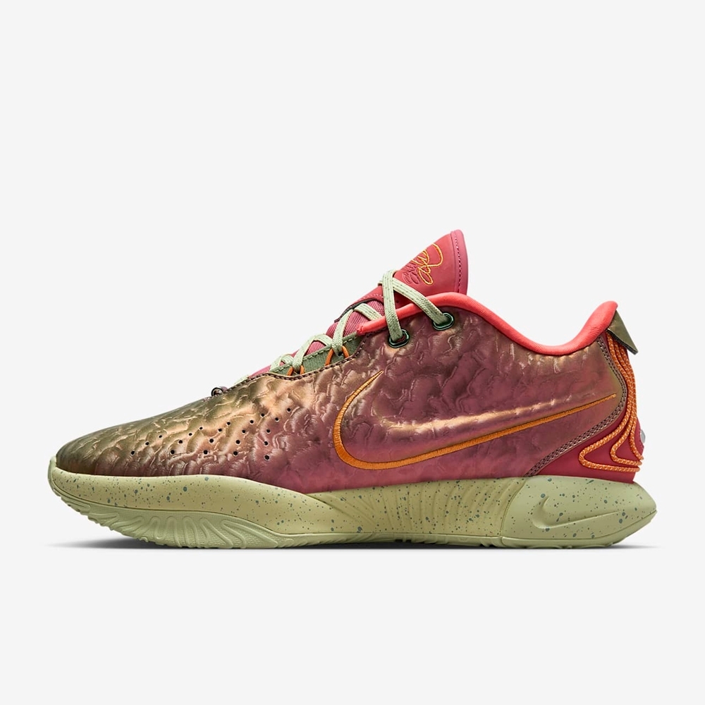 NIKE LEBRON XXI EP 男運動籃球鞋-紅金色-FN0709800