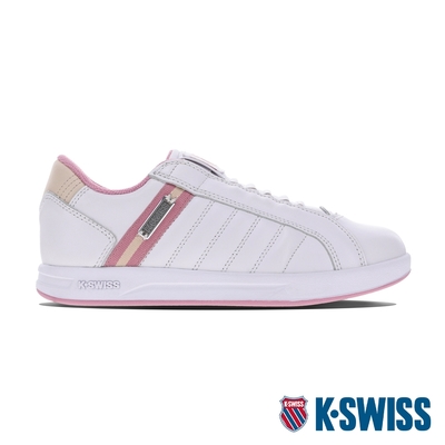 K-SWISS Lundahl Slip-On S CMF時尚運動鞋-女-白/粉紅