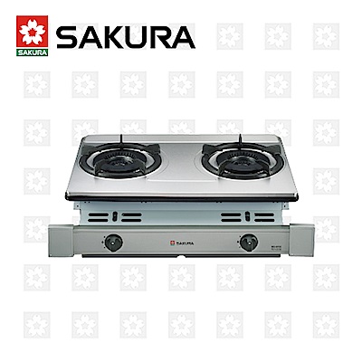 櫻花牌 SAKURA 雙內焰安全嵌入爐 G-6700K 桶裝瓦斯 限北北基配送