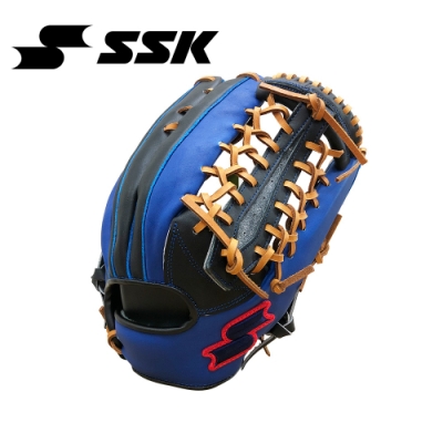 SSK  KPG250 SERIES 棒壘手套(藍紅標)  黑/寶藍  KPG250-9063I