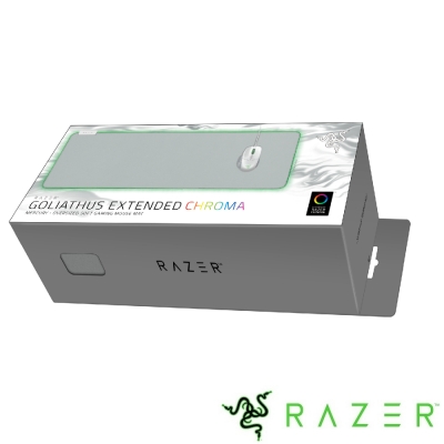 Razer Goliathus Chroma Extended 重裝甲蟲幻彩 滑鼠墊(白)