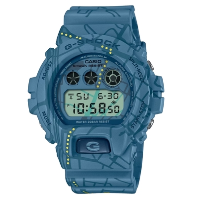 CASIO 卡西歐 G-SHOCK 澀谷尋寶 街頭復古風電子錶 DW-6900SBY-2_50mm