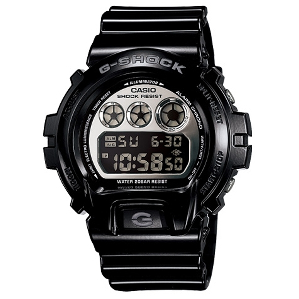 G-SHOCK 重金屬派對版休閒運動錶(DW-6900NB-1)-黑/53.2mm