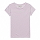 A&F 麋鹿 熱銷舒適刺繡1892文字圖案短袖T恤(女)-淺粉紫色 product thumbnail 1
