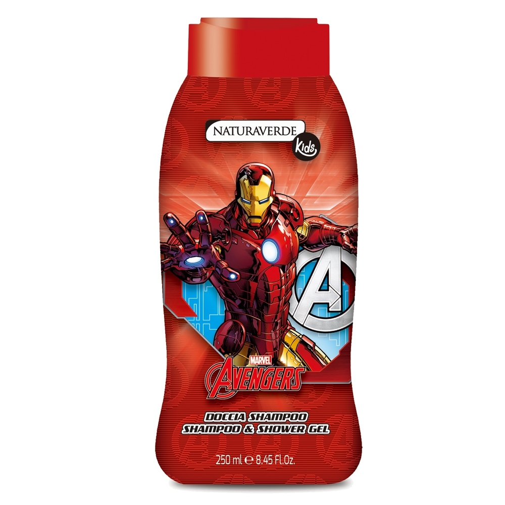 義大利進口 Avengers 洗髮沐浴露-IronMan (250ml)