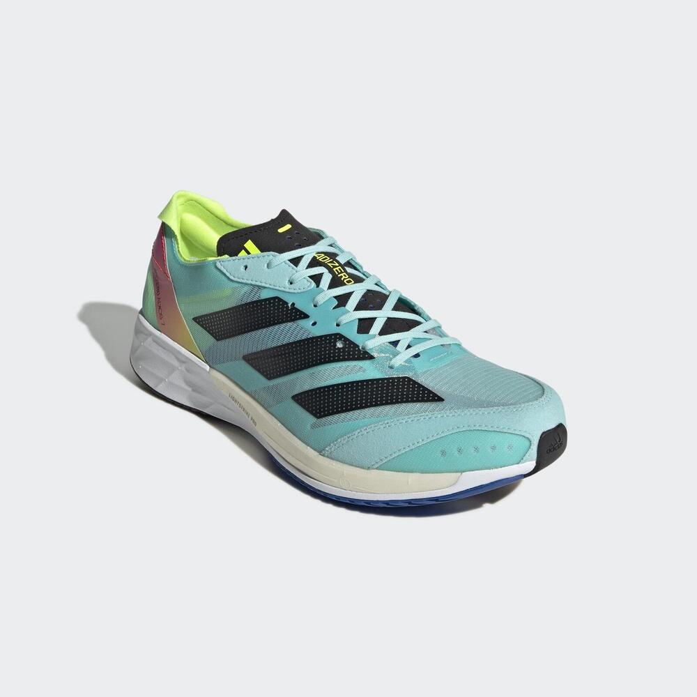 Adidas Adizero Adios 7 WC [HQ3510] 男慢跑鞋運動訓練比賽路跑緩震藍