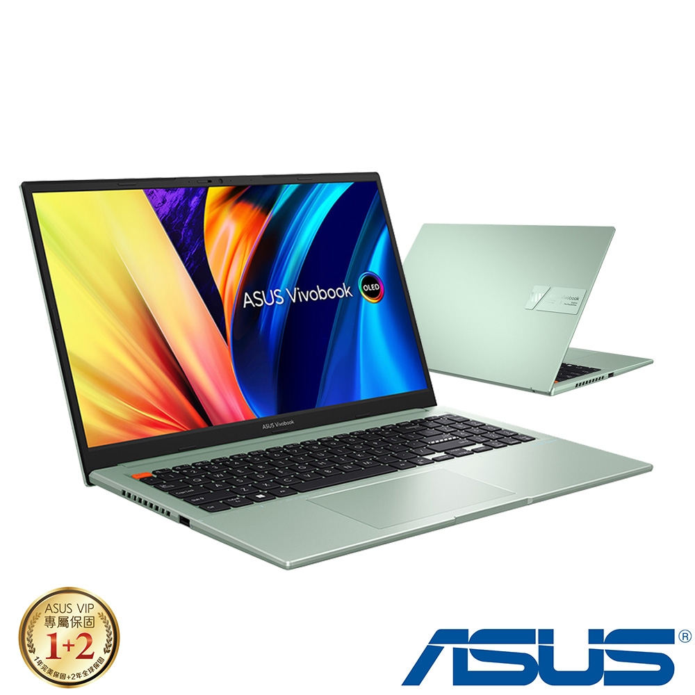 (M365組合) ASUS S3502ZA 15.6吋效能筆電 (i5-12500H/16G/512G PCIe SSD/VivoBook S15/初心綠)
