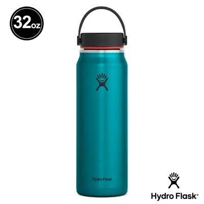 Hydro Flask 32oz/946ml 輕量寬口提環保溫瓶 青石藍