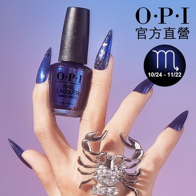 OPI 蠍子的誘惑 經典指甲油-NLH019．小黑蓋/星座能量系列指彩/天蠍座代表色/美甲彩繪/官方直營