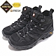 Merrell 登山鞋 Moab 2 Smooth Mid GTX 男鞋 黑 防水 抗撕裂 緩震 戶外 黃金大底 ML46551 product thumbnail 2