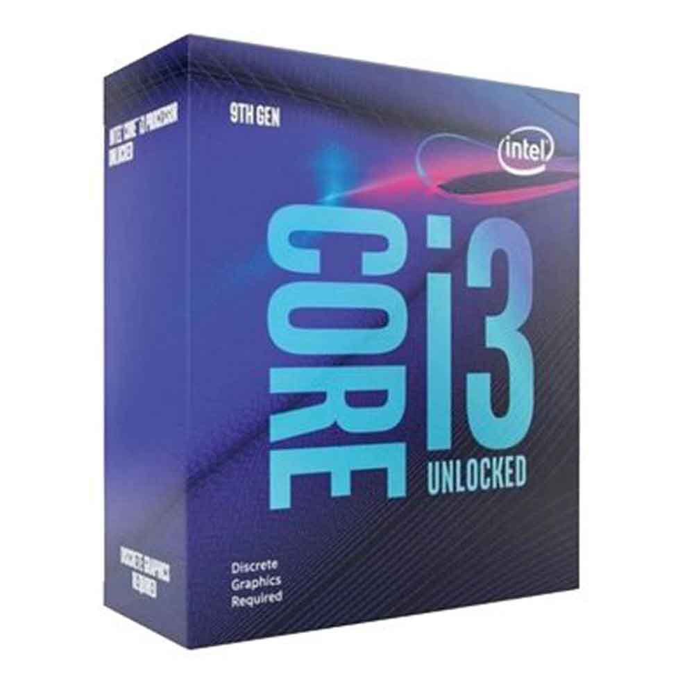 Intel 第9代 i3-9100F 四核心處理器【4核/4緒】