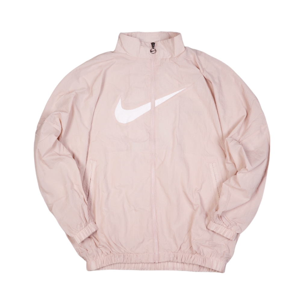 Nike 夾克外套NSW Essential Woven Jacket 女版粉色大勾運動DM6182-601