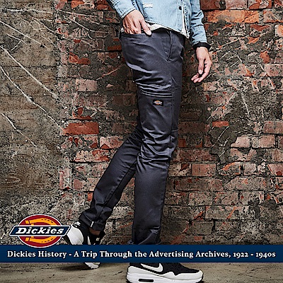 DICKIES 職人工裝窄版工作長褲 skinny中低腰811