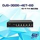 昌運監視器 DJS-3006-4ET-60 4埠 10/100Mbps FE PoE 網路交換器 交換機 可供電250M product thumbnail 1