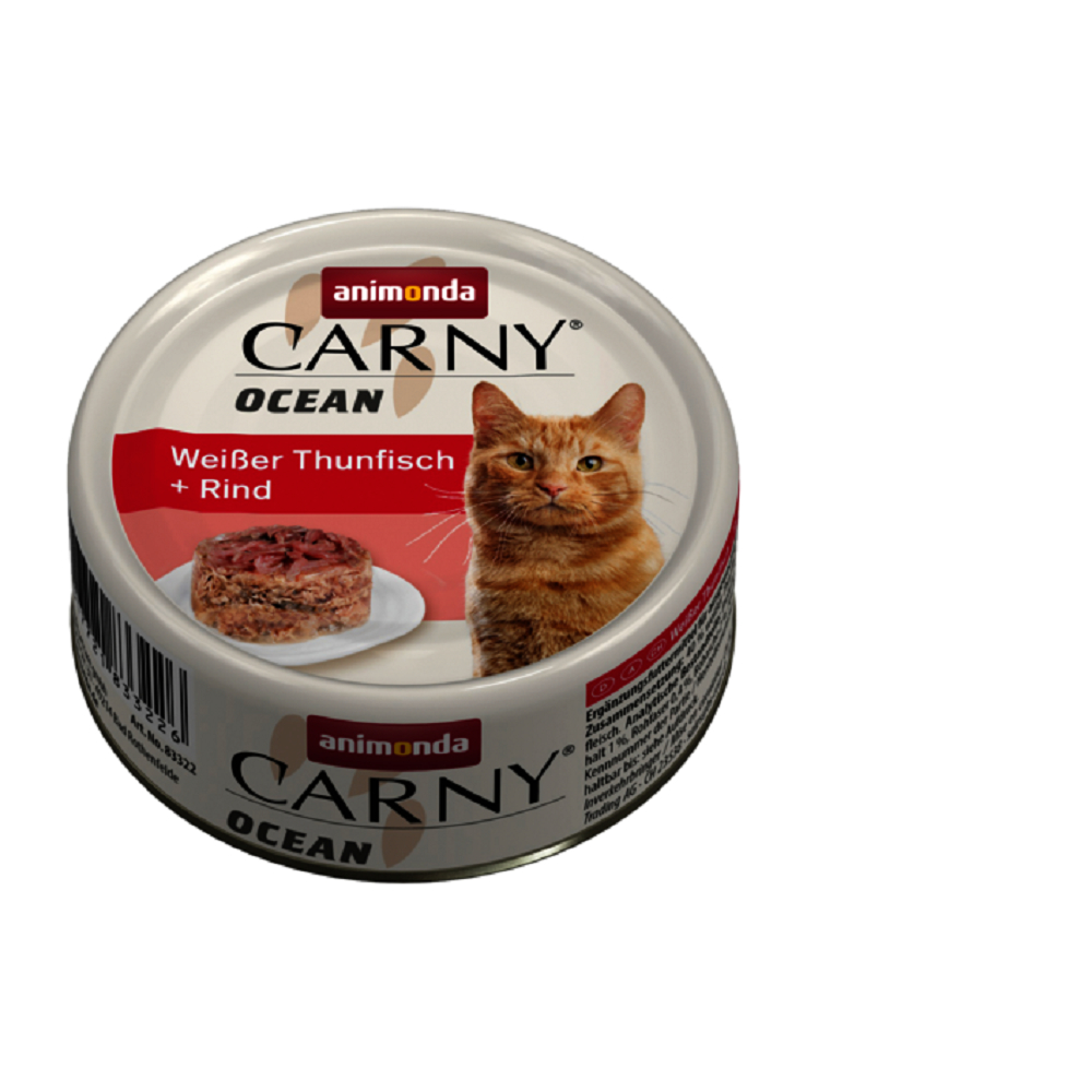 【48入組】德國阿曼達ANIMONDA CARNY卡恩海洋貓罐系列 80g(購買第二件都贈送寵鮮食零食*1包)