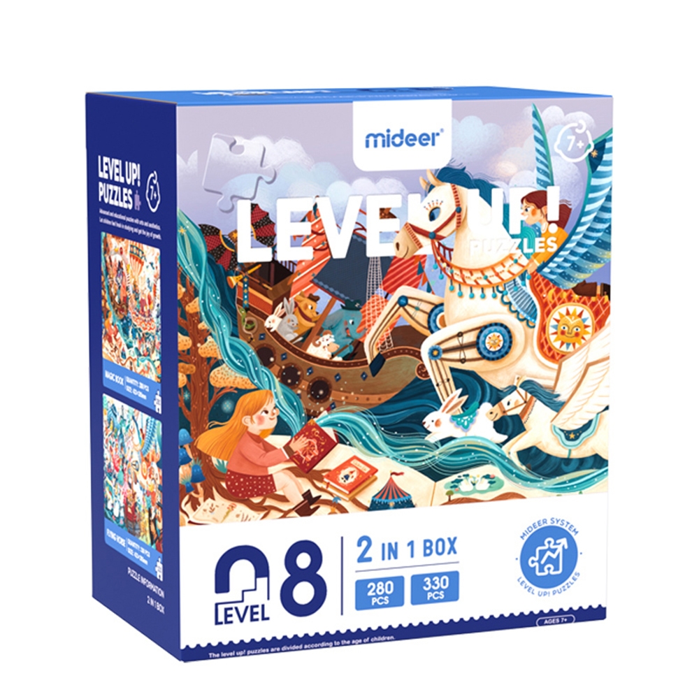 MiDeer - 進階式拼圖-魔法樂園(LEVEL8)