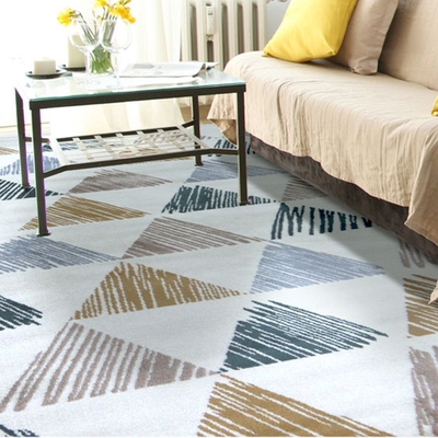 范登伯格 - 薇雅 進口仿羊毛地毯 - 彩色三角 (160 x 235cm)