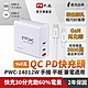 PX大通氮化鎵快充USB電源供應器 PWC-14012W product thumbnail 1