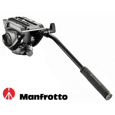 MANFROTTO 曼富圖 MVH 500AH 液壓攝錄兩用雲台 (公司貨) 油壓雲台 飛羽攝影 載重5公斤