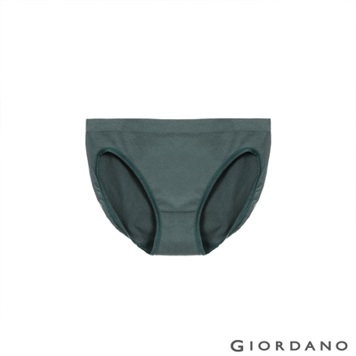 GIORDANO 女裝無縫抗菌三角褲 - 06 青色