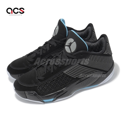 Nike 籃球鞋 Air Jordan XXXVIII Low PF 男鞋 黑藍 Gamma Blue 38代 FD2325-004