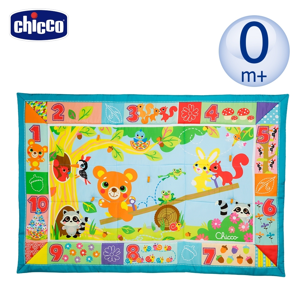 chicco-特大森林動物數字遊戲墊