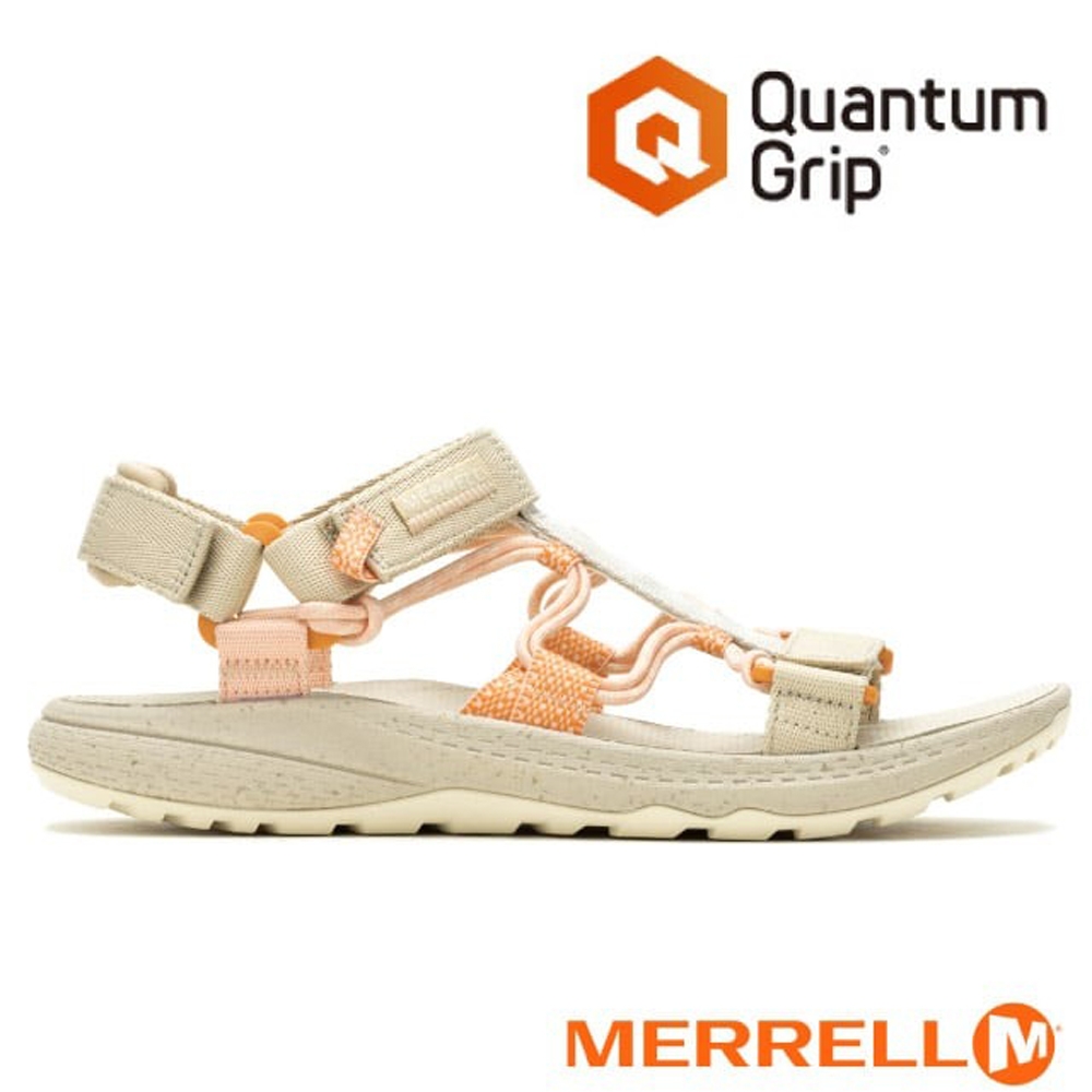 【MERRELL】女 BRAVADA 2 STRAP SPORT 輕量運動涼鞋.水陸兩用涼鞋.溯溪鞋.海灘鞋_ML037792 杏桃色