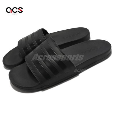 Adidas 拖鞋 Adilette Comfort 男鞋 黑 休閒 基本款 三線 一片拖 愛迪達 GZ5896