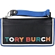 TORY BURCH Perry 彩色字母皮革手腕萬用包(黑色) product thumbnail 1
