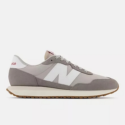 New Balance 237V1系列 男女休閒鞋-米灰-MS237GE-D